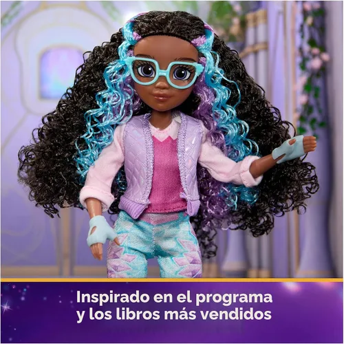 Miniatura 8 de Unicorn Academy, Power of Friendship Layla con libro y 5 modas, 9.5 pulgadas, muñecas y juguetes de unicornio, regalos y rellenos de calcetines