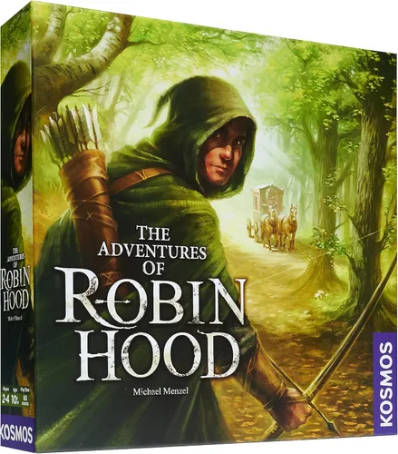 Thames & Kosmos The Adventures of Robin Hood | Juego de mesa familiar cooperativo basado en historias | Mecánica de movimiento libre | 2 a 4