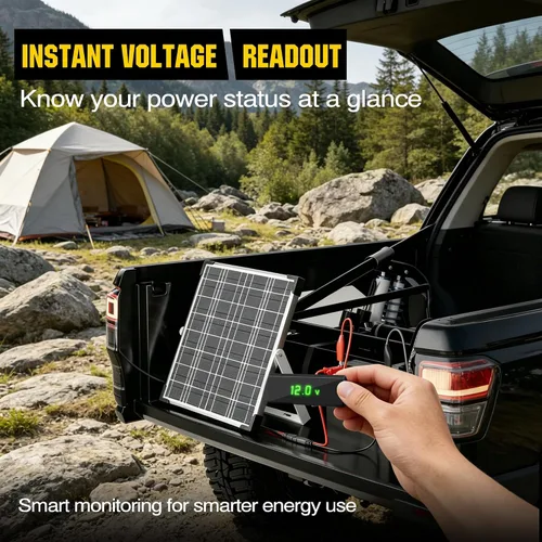 Miniatura 4 de SUNAPEX Cargador de batería solar MPPT de 15 W, cargador de batería solar impermeable de 12 V con controlador MPPT para automóvil, motocicleta