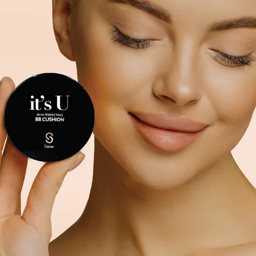 Miniatura 9 de Sistar Skin Perfecting BB Cushion Cobertura completa de larga duración Natural Glow Foundation On The Go Case With Mirror (Luz)