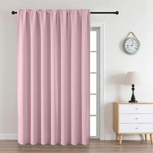 Miniatura 17 de CUCRAF - Cortinas opacas beige de 45 pulgadas, juego de 2 paneles con bolsillo para barra, cortinas para oscurecer dormitorios y sala de estar