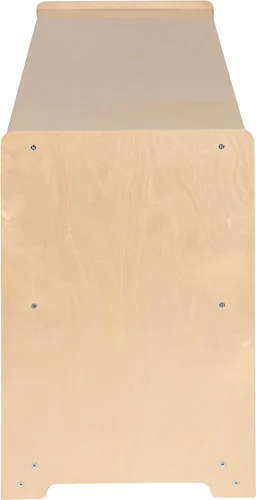 Miniatura 10 de Flash Furniture Hercules - Armario de madera de 2 secciones para el aula escolar para uso comercial o doméstico, seguro, diseño apto para niños, 24