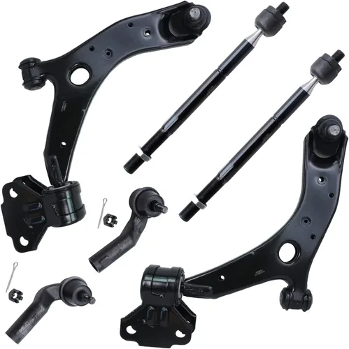 Miniatura 283 de Detroit Axle - Kit de extremo delantero para Chrysler 300 Dodge Charge Challenger 2011-2023, 2 brazos de control inferiores traseros 2 rótulas