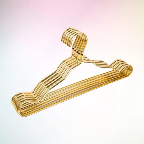 Miniatura 7 de LIFKOME Perchas para abrigos, paquete de 100 perchas de alambre de metal resistente con sin ranuras, perchas estándar para trajes, ahorro