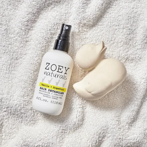 Miniatura 5 de Zoey Naturals - Spray desenredante de cabello de vainilla y pomelo para niños, hidrata el cuero cabelludo y combate los enredos y el cabello seco