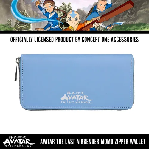 Miniatura 3 de Concept One Avatar The Last Airbender Momo Peek-A-Boo - Cartera con cremallera color azul