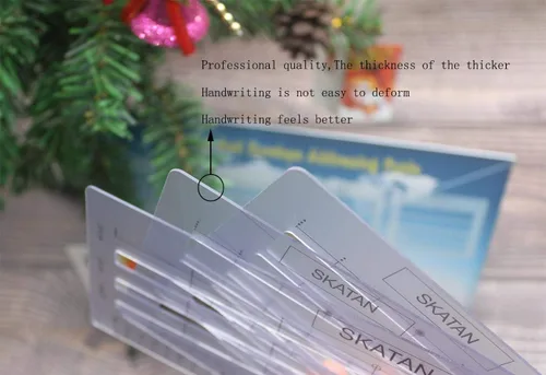 Miniatura 7 de SKATAN Guía de direcciones de letras y sobres, 3 plantillas de plantillas en 1, se adapta a una amplia gama de artículos de papelería y sobres