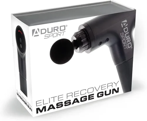 Miniatura 8 de Pistola de masaje de percusión Aduro Pistola de masaje muscular de tejido profundo, Elite Recovery™ Pistola masajeadora eléctrica de mano perfecta