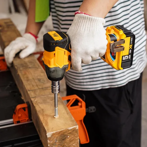 Miniatura 5 de Llave de impacto inalámbrica de 20 V y 1/2 pulgada sin escobillas, par máximo de 350 pies-libras, ajuste de 4 velocidades, inicio y parada