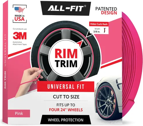 Miniatura 14 de All-Fit Automotive Borde de Llanta – Accesorios Exteriores de Automóvil DIY Duraderos para Protección contra Raspones de Bordillo – Se Adapta a