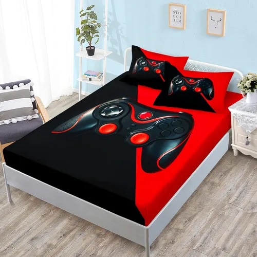 Miniatura 16 de HOSIMA Juego de ropa de cama, sábanas de microfibra de bolsillo profundo tamaño Queen de 61"×81" con 2 fundas de almohada, ropa de cama