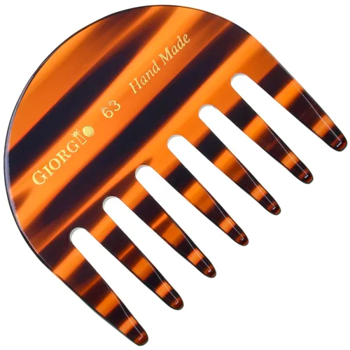 Miniatura 14 de Giorgio G63 - Peine desenredante de dientes anchos, peine de bolsillo y viaje para cabello grueso, desenredante de cabello para el cuidado diario