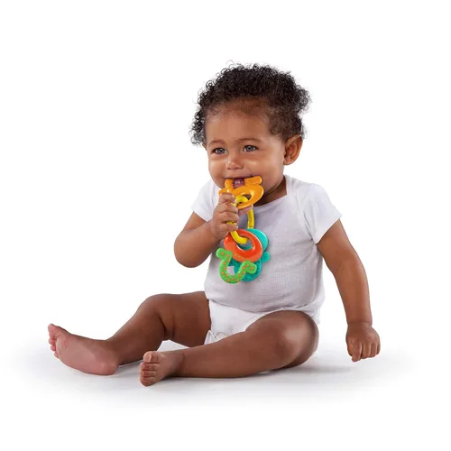 Miniatura 5 de Bright Starts Soothers & Shakers 7 piezas Set de regalo - Sonajeros, mordedores y juguetes para el cochecito sin BPA, unisex, para recién nacidos