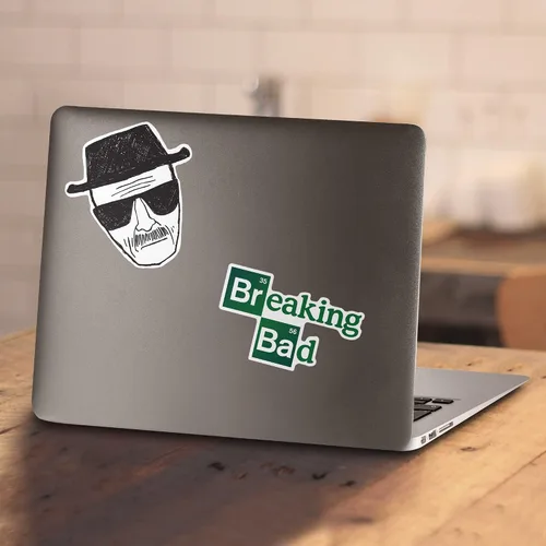 Miniatura 4 de Breaking Bad Heisenberg - Camiseta y pegatinas dibujadas a mano