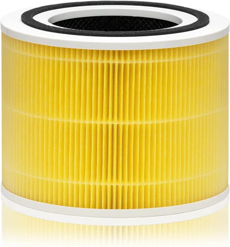 Miniatura 12 de Mini filtro de repuesto compatible con LEVOIT Core Mini purificador de aire Core-Mini-P, 3 en 1 H13 True HEPA, en comparación con el reemplazo