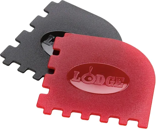 Miniatura 2 de Espátulas para sartenes tipo parrilla fabricación Lodge SCRAPERGPK, Rojo y negro