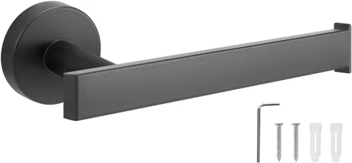 Miniatura 10 de NearMoon Soporte cuadrado de papel higiénico para baño, acero inoxidable SUS304 de alta calidad, montado en la pared, para baño, cocina, baño Níquel
