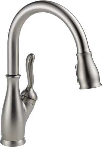 Miniatura 20 de DELTA FAUCET Leland - Grifo para cocina de níquel cepillado con función táctil, monocontrol con rociador extensible, tecnología Touch2O y cabezal
