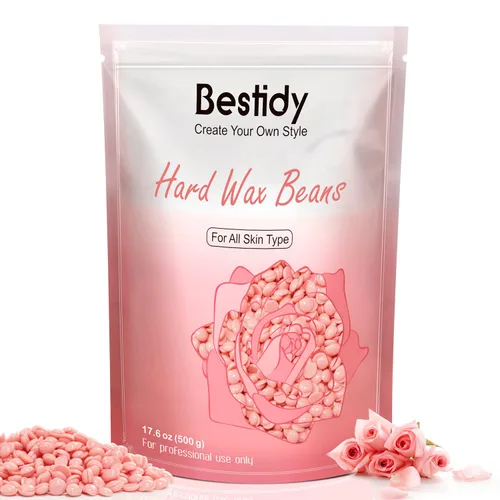 Miniatura 8 de Bestidy Perlas de cera dura para depilación – 35.27 oz de granos encerados para todas las áreas del cuerpo y bikini (verde)