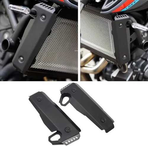 Accesorios de motocicleta Cubiertas laterales de radiador Protector de rejilla de radiador para MT 07 MT07 FZ 07 FZ07 2018 2019 2020 2021