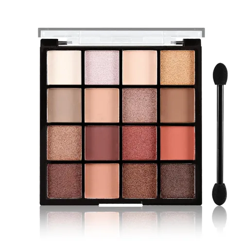 Miniatura 19 de Boobeen Paleta de Sombras de Ojos Colorida Maquillaje-16 Colores, Sombra de Ojos Mate y con Brillantina, Paletas de Sombras de Ojos Brillantes