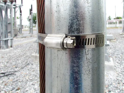 Miniatura 4 de Abrazadera de manguera inoxidable de 3" a 4" de diámetro, banda ancha de 9/16", (#56) 300 SS, 18-8 S/S (10 piezas)