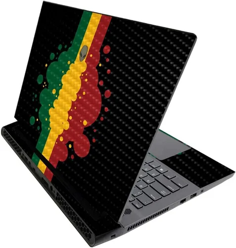 Miniatura 666 de MightySkins - Skin brillante con purpurina para Alienware M17 R3 (2020) y M17 R4 (2021) - Diversión de los años 90 Acabado duradero con purpurina
