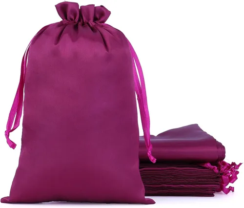 Miniatura 22 de Bolsas de regalo pequeñas de satén negro, 30 unidades de 3 x 4 con cordón, para aula de niños, boda, cumpleaños, graduación, recuerdos de fiesta