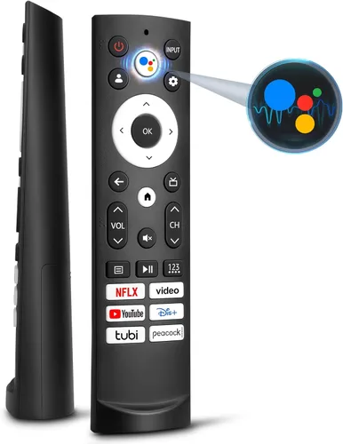 Miniatura 8 de Reemplazo de control remoto por voz para Hisense Smart Google TV, compatible con Hisense QLED UHD Mini-LED ULED Google TVs