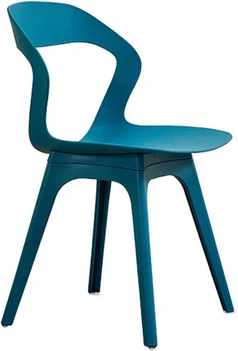 Miniatura 13 de Diseño moderno Sillas de comedor Diseño Respaldo Sala Salón Silla de salón Respaldo Material PP respetuoso con el medio ambiente para oficina Salón