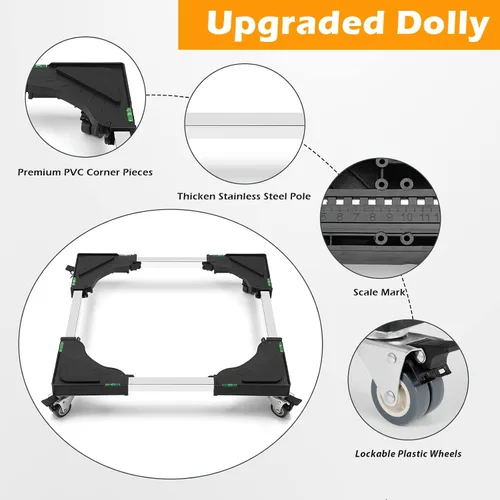 Miniatura 9 de Paquete de mini soporte para nevera y muebles Dolly