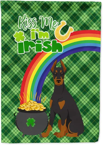 Miniatura 68 de Caroline's Treasures WDK4731GF - Bandera decorativa para jardín del día de San Patricio, color negro y tostado, Airedale Terrier, para jardín