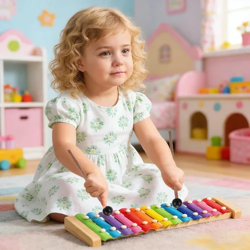 Miniatura 2 de 4 mazos pequeños de tambor de lengua de acero, mazos de tambor de goma negra de 5.9 pulgadas para xilófono, instrumentos musicales, mazo, mango