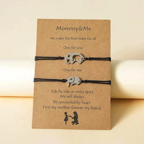 Miniatura 4 de Pulseras a juego con texto en inglés "I Love You" para parejas de amistades para mujeres, adolescentes y niñas, pulseras para mejores amigos