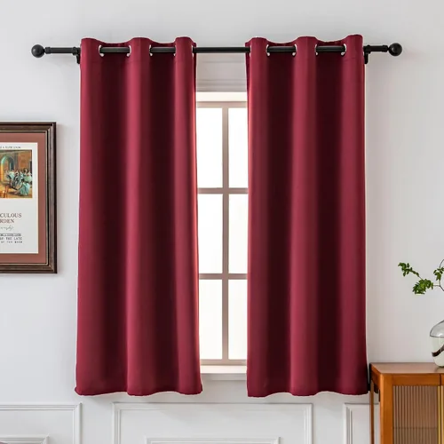 Miniatura 71 de Pickluc Cortinas Opacas Azul Marino para Sala de Estar, Cortinas Bloqueadoras de Luz con Ojales, Aislamiento Térmico, Reducción de Ruido, 52 Azul
