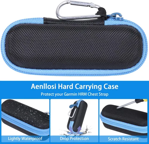 Miniatura 3 de Aenllosi Funda de transporte rígida de repuesto compatible con Garmin HRM-Pro Plus, soporte para monitor de frecuencia cardíaca con correa de pecho