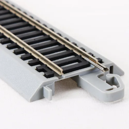 Miniatura 2 de Bachmann Trains - E-Z COMMAND DCC EQUIPPED TURNOUT – IZQUIERDA - PISTA E-Z DE PLATA NÍQUEL Con Roadbed Gris - Escala HO, Mediana