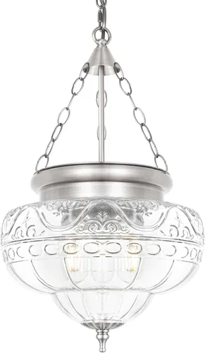 Miniatura 15 de Lámparas colgantes de latón antiguo cepillado para isla de cocina, accesorios de iluminación de altura ajustable, lámpara colgante vintage con Dorado