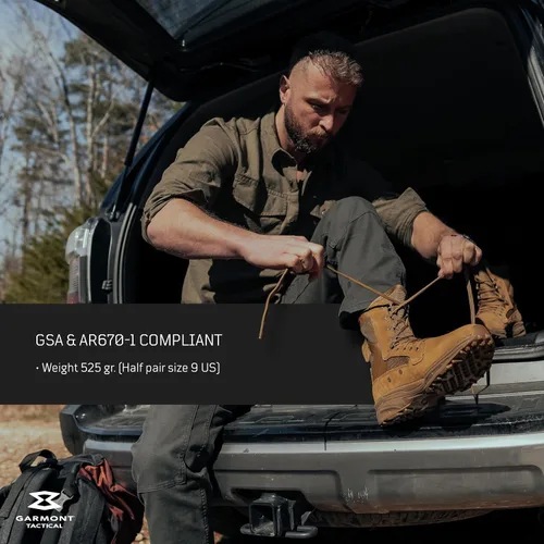 Miniatura 5 de GARMONT TACTICAL T8 NFS 670 T.A.A. Military Combat Boots for Men and Women, Army, Air Force, T.A.A., AR670-1 and GSA Compliant Footwear