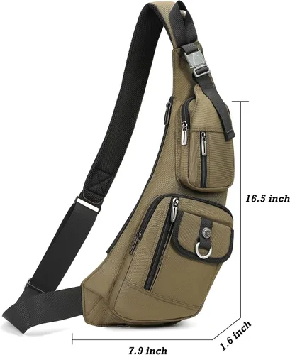 Miniatura 13 de Nicgid Sling Bag - Mochila bandolera para hombre), LYSB01NH075BJ-SPRTSEQIP