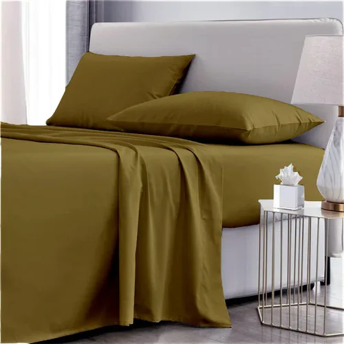 Miniatura 9 de Juego de ropa de cama de 800 hilos, 4 piezas, 100% algodón egipcio, color negro, juego de ropa de cama de algodón de fibra larga, tejido de satén