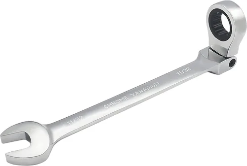 Miniatura 15 de Llave combinada de trinquete de cabeza flexible de 3/4 pulgadas SAE 72 dientes de 12 puntos de trinquete de caja de trinquete y herramientas