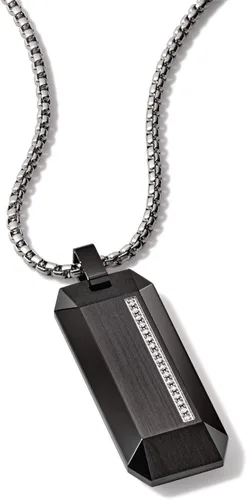 Miniatura 2 de Bulova Jewelry Men's Precisionist Diamond Pendant Necklace with Box Chain