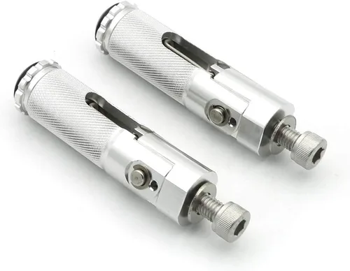Miniatura 7 de 0.315 in Billet motocicleta plegable Rearsets reposapiés Estriberas Estriberas Pedal universal para YZF R1 R6 R125 R3 R25 MT07 MT-07 MT09 MT-09 FZ09