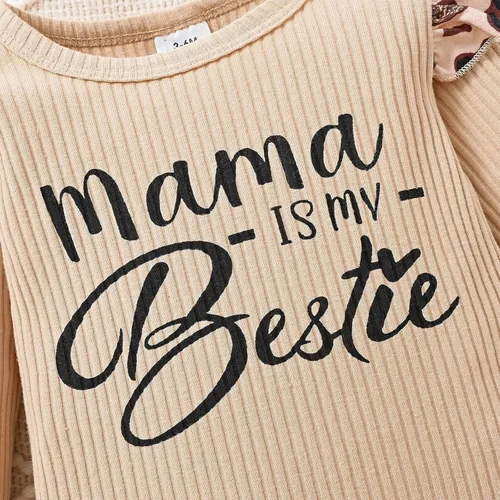 Miniatura 4 de Ropa de bebé niña recién nacida manga larga con volantes mameluco falda corta pantalones pantalones Leporad diadema trajes para bebés