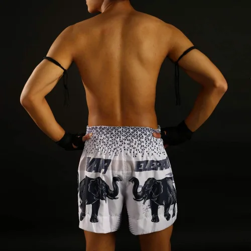 Miniatura 8 de TUFF Pantalones cortos deportivos para Muay Thai y artes marciales, ropa de entrenamiento y gimnasio