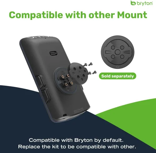 Miniatura 6 de Bryton Rider S810 3.5 pulgadas pantalla táctil GPS para bicicleta/computadora de ciclismo, batería de 50 horas, mapas y navegación fuera de línea