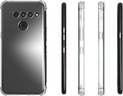 Miniatura 2 de USTIYA Funda para LG V50 ThinQ Clear TPU Cuatro Esquinas LG V50 Funda Protectora Transparente Suave