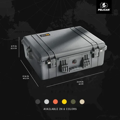 Miniatura 2 de Pelican 1600 Estuche con espuma (negro)