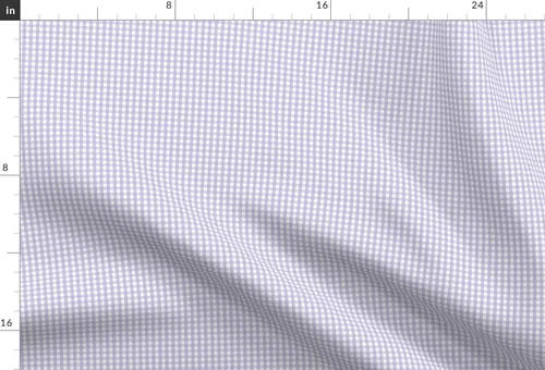 Miniatura 3 de Spoonflower Fabric - Tiny Gingham Light Purple Check Picnic Lavender Checkered Printed on Chiffon Fabric Fat Quarter - Sewing Fashion Apparel